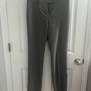 Ann Taylor Gray Straight Leg Trousers